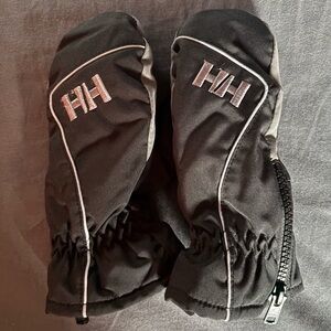 Helly Hansen Black and White Insulated Gloves